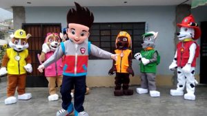 Paw Patrol kids party character rentals in San Francisco Los angeles orange county